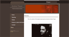 Desktop Screenshot of andrewthayer.co.uk